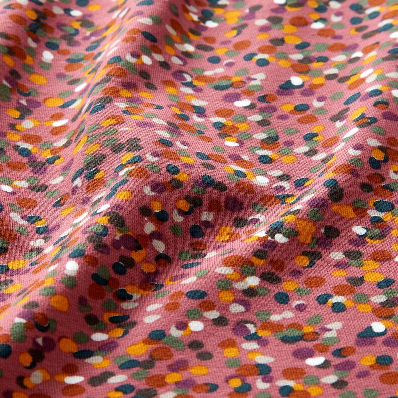 jersey di cotone Coriandoli colorati – malva/pino,  image number 2
