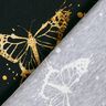 jersey di cotone Farfalle dorate | Glitzerpüppi – nero,  thumbnail number 4