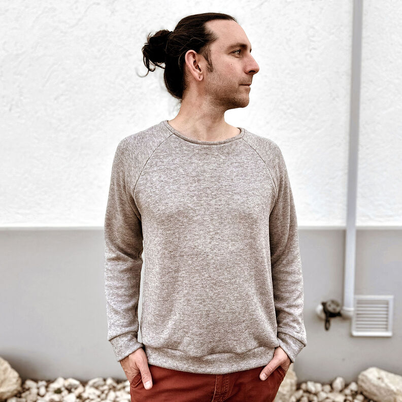 HERR SVEN - maglione semplice con maniche raglan, Studio Schnittreif | 42 - 60,  image number 6