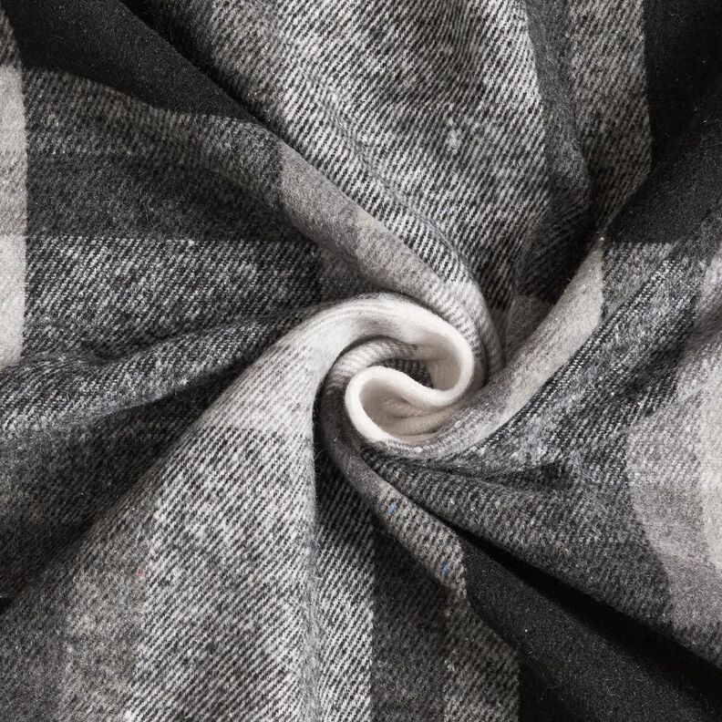 Flanella a quadri per cappotti | Katia Fabrics – grigio nebbia/argento anticato, image number 3
