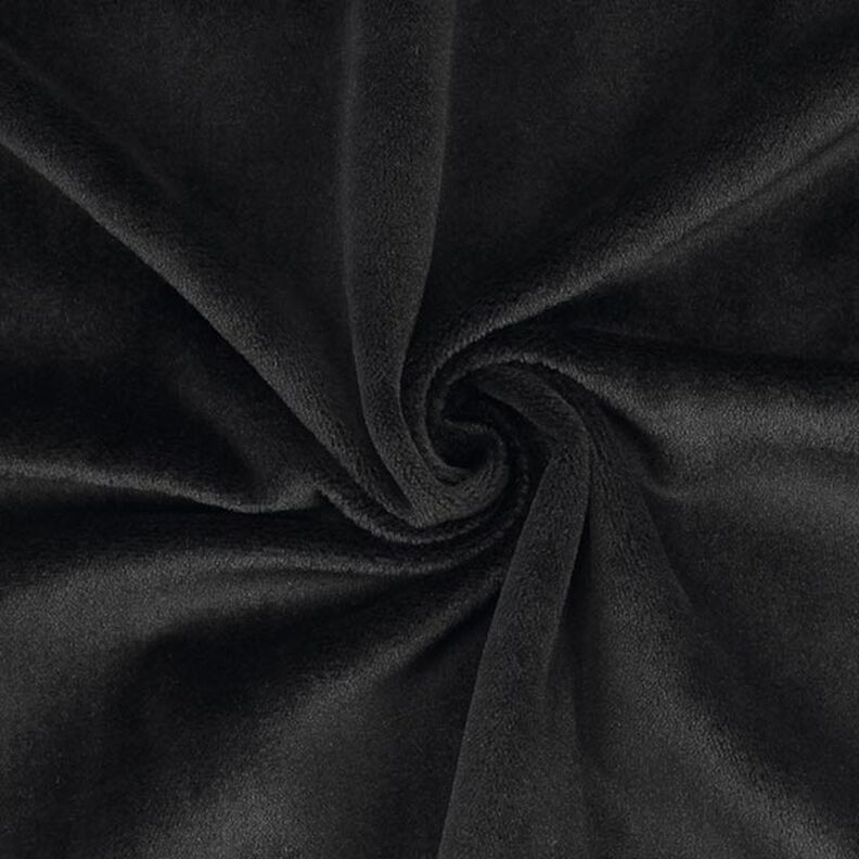 Vellutino nicki SHORTY [1 m x 0,75 m | altezza pelo: 1,5 mm]  - nero | Kullaloo,  image number 2