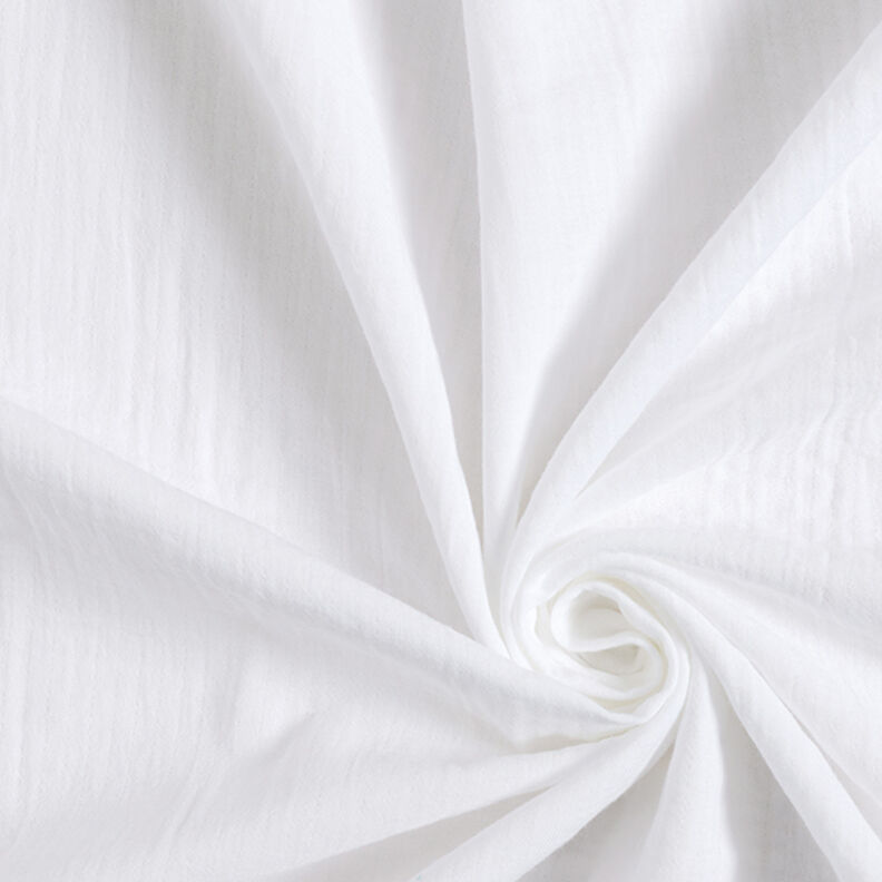 Mussola di cotone 280 cm – bianco,  image number 1