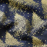 tessuto in cotone popeline Polvere d'oro degli abeti – blu notte/oro,  thumbnail number 2