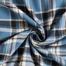 flanella di cotone quadri – colore blu jeans/nero,  thumbnail number 3