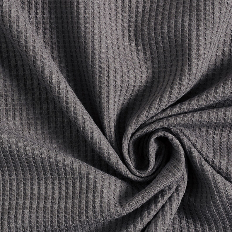 jersey di cotone nido d’ape tinta unita – grigio,  image number 1