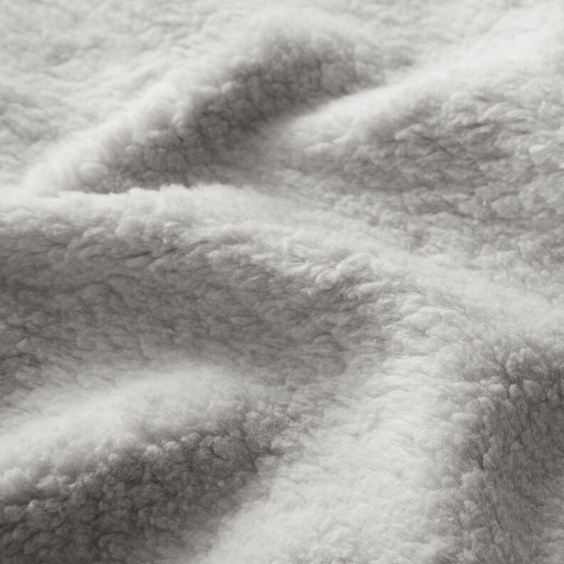 Sherpa Misto cotone tinta unita – grigio argento,  image number 2