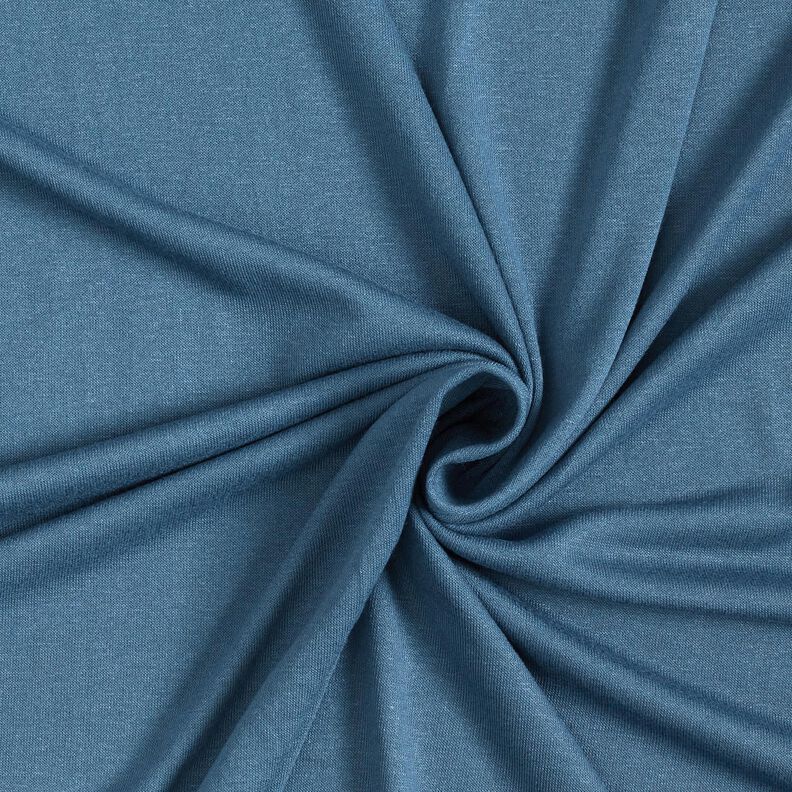 Jersey estivo in viscosa leggera – colore blu jeans,  image number 1