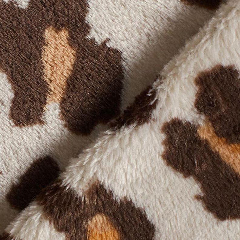 Morbido pile Grande leopardo – naturale/marrone nerastro,  image number 4