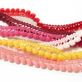 bordura con pompon [10 mm] - turchese, 