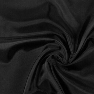 Taffettà fodera tinta unita – nero, 