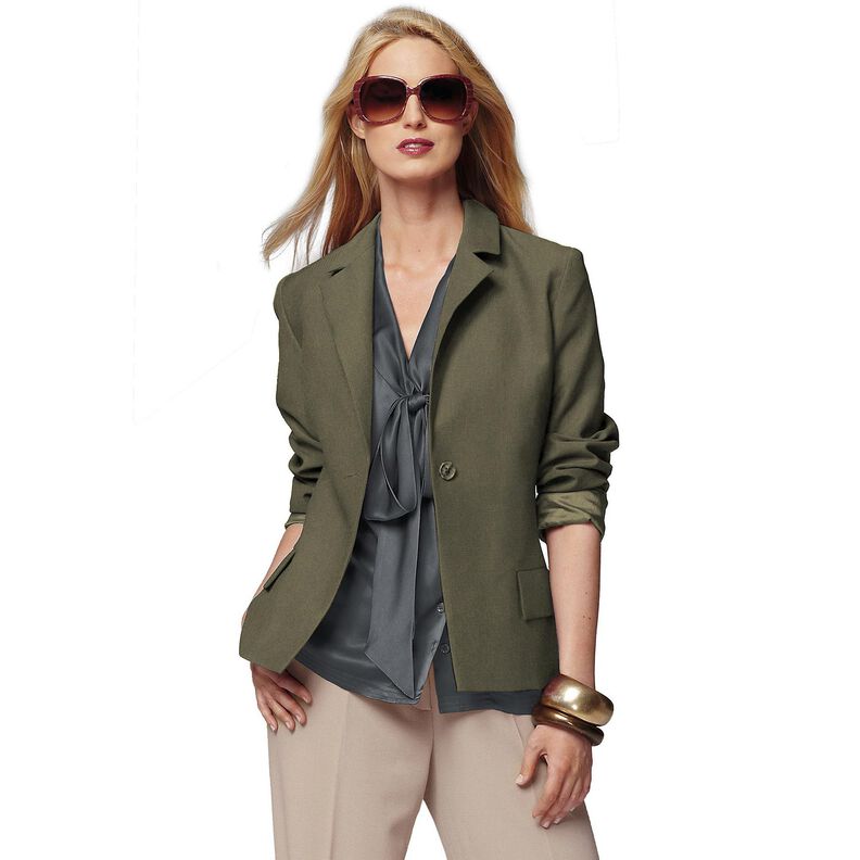 gabardine bi-stretch – cachi, image number 6