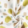 piqué nido d’ape forme colorate – verde muschio/avorio,  thumbnail number 3