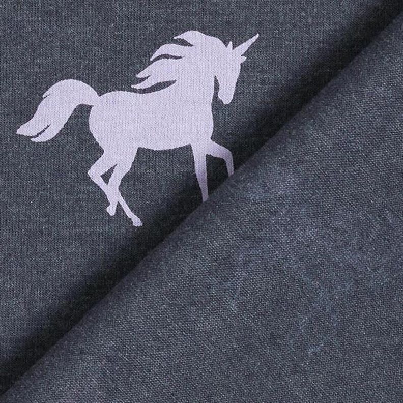 jersey di cotone Unicorni – blu marino,  image number 5