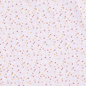 tessuto in cotone cretonne Piccoli pois – violetto pastello, 
