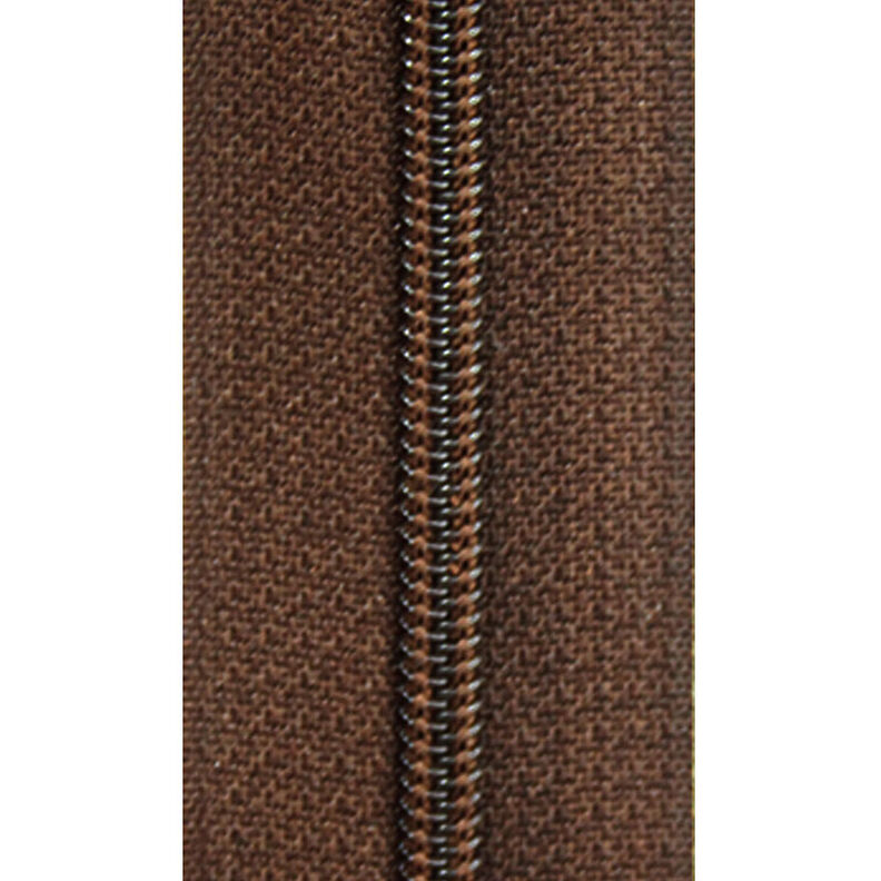 cerniera lampo senza fine [3 mm] plastica | Prym – marrone scuro,  image number 1