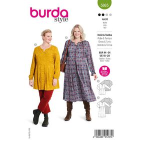 abito / Tunika taglie comode | Burda 5865 | 44-54, 