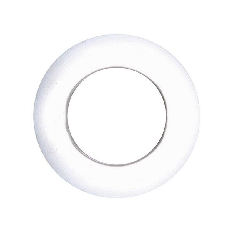 Anello per tende occhielli a pressione, opaco [Ø 40mm] – bianco,  image number 1