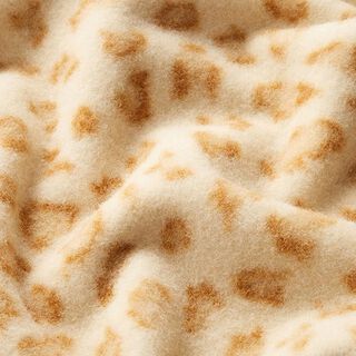 soffice pile motivo leopardato – beige chiaro/caramello, 