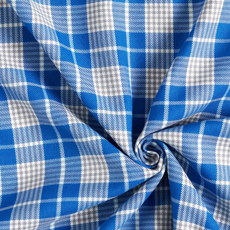 Misto viscosa Principe di Galles – blu, image number 3