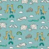 jersey di cotone Animali della steppa e arcobaleni – canna palustre,  thumbnail number 1