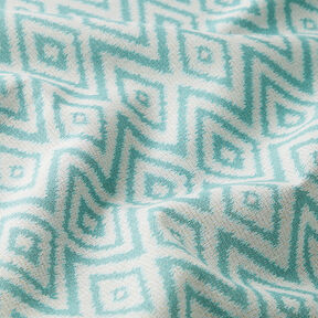 Tessuto jacquard da esterni stile etnico – menta, 