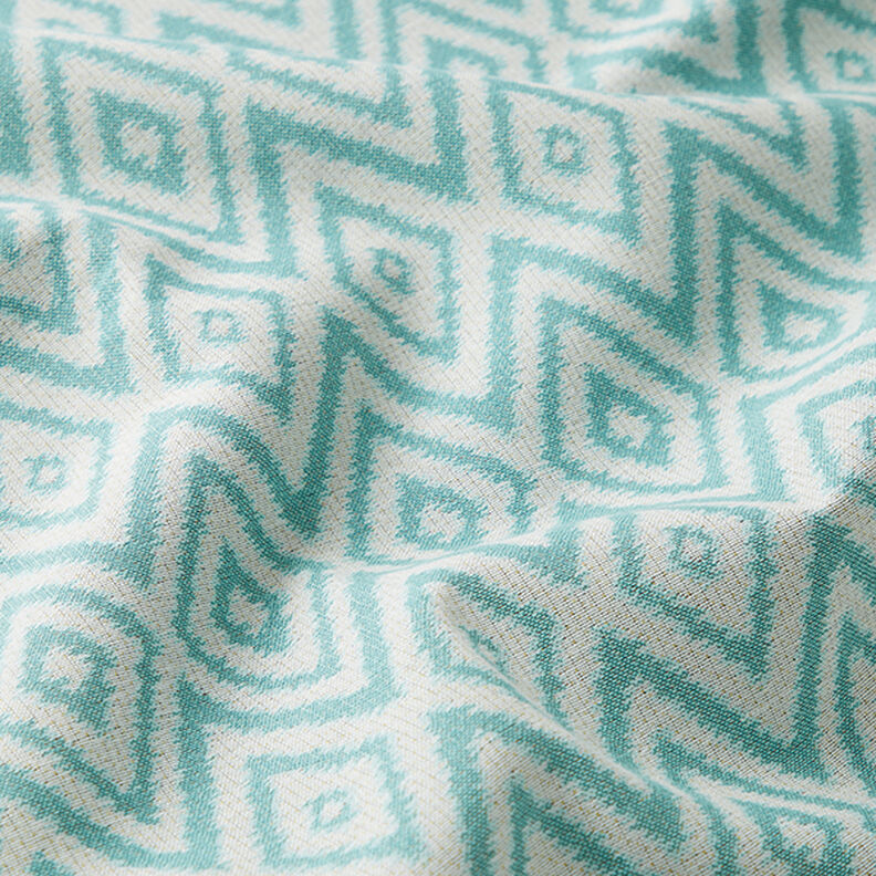 Tessuto jacquard da esterni stile etnico – menta,  image number 2