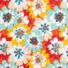 cotone rivestito Fiori primaverili – menta/terracotta,  thumbnail number 1