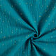 mussola di cotone, macchie dorate sparse – petrolio/oro,  thumbnail number 3