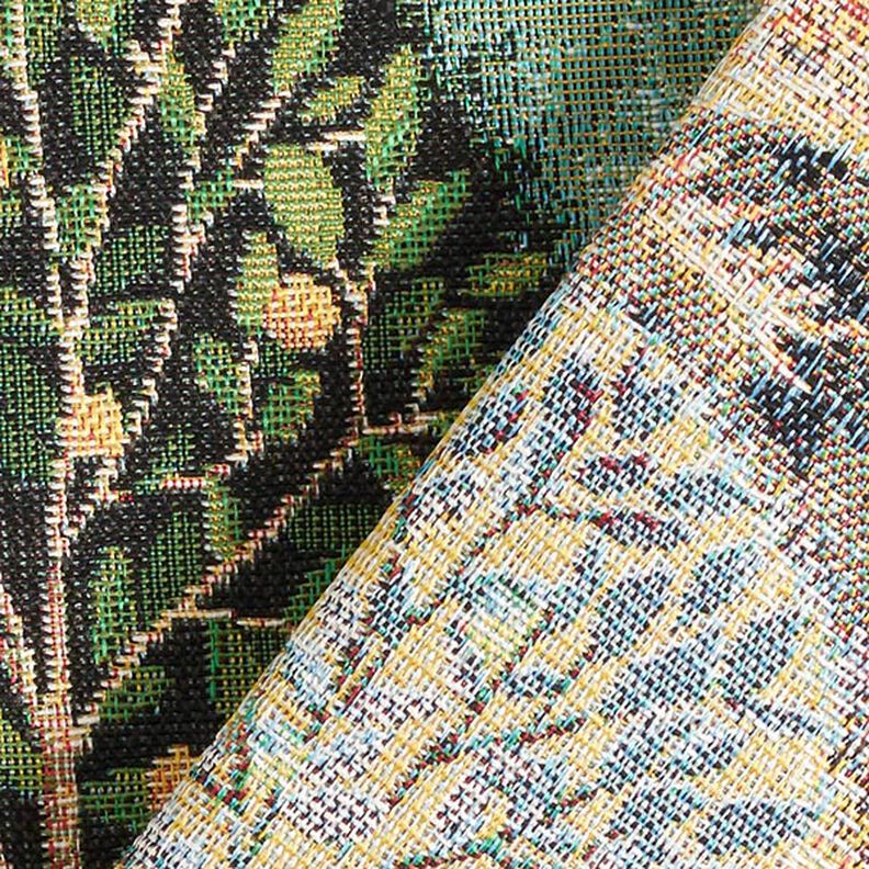 tessuto arredo gobelin quadro con paesaggio – verde, image number 4