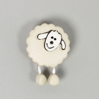 Bottone plastica, Sheep 14, 