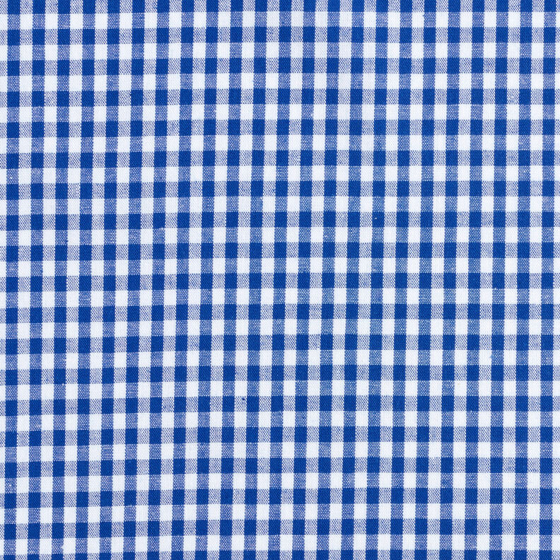 tessuto in cotone Quadro vichy 0,5 cm – blu reale/bianco,  image number 1