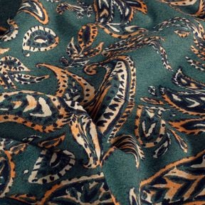 jersey romanit Paisley – abete blu/arancio pesca, 