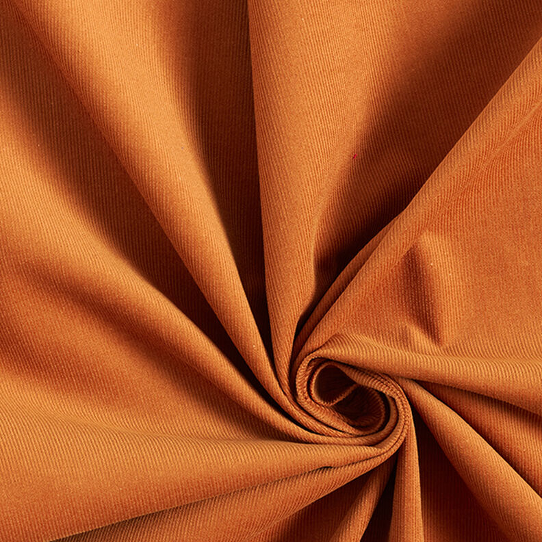velluto a costine tinta unita – caramello,  image number 1