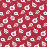 jersey di cotone, palline dell'albero di Natale – rosso carminio,  thumbnail number 1