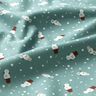 tessuto in cotone popeline Dolci pupazzi di neve – canna palustre,  thumbnail number 2