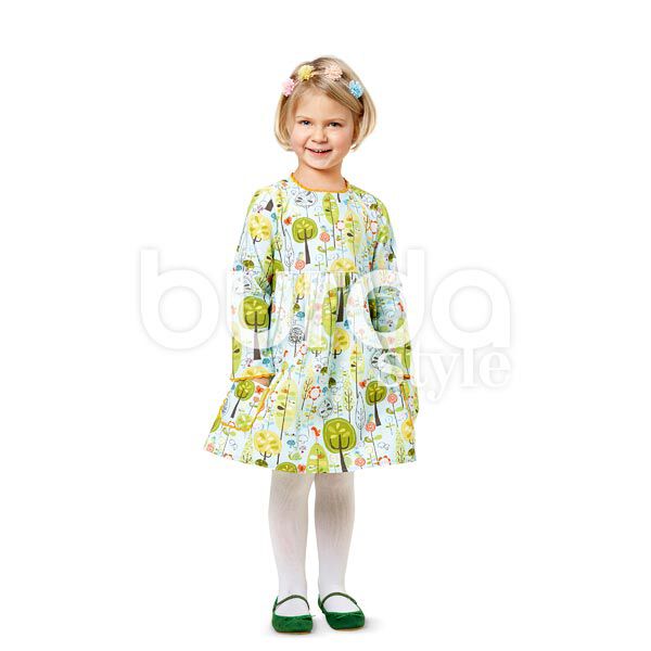 abito bambina, Burda 9373,  image number 4