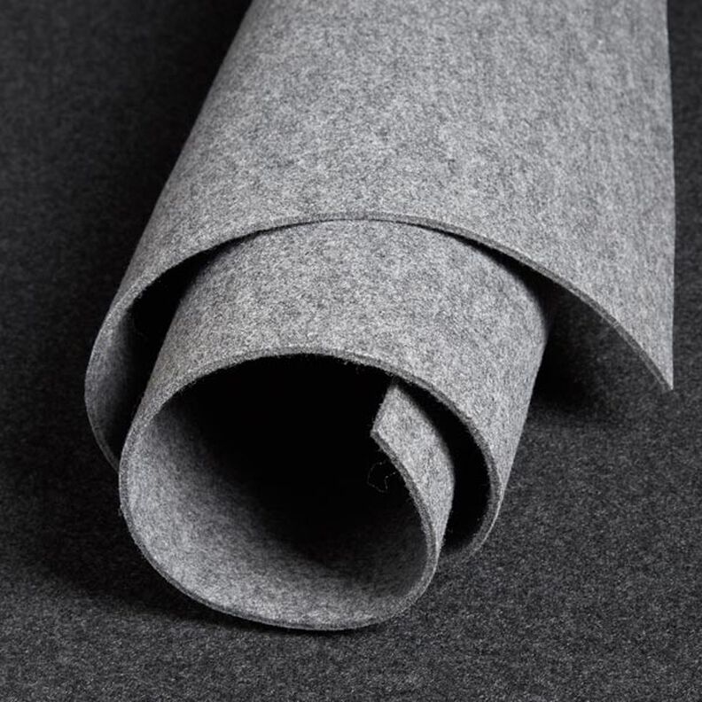 Feltro 100 cm, 4 mm di spessore – grigio chiaro,  image number 2