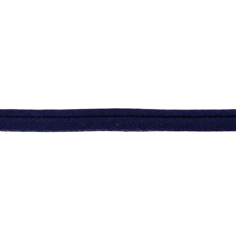 Filetto sbieco Polycotton [10 mm] – blu marino,  image number 1