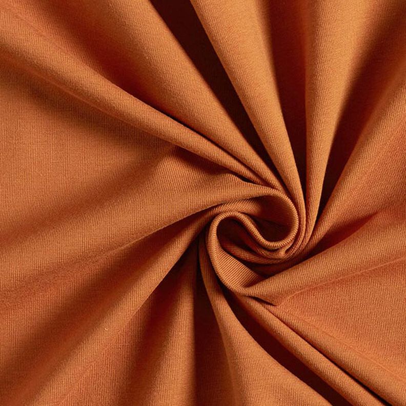 jersey di cotone medio tinta unita – terracotta,  image number 1