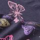 jersey di cotone Farfalle con brillantini – nero-azzurro,  thumbnail number 4