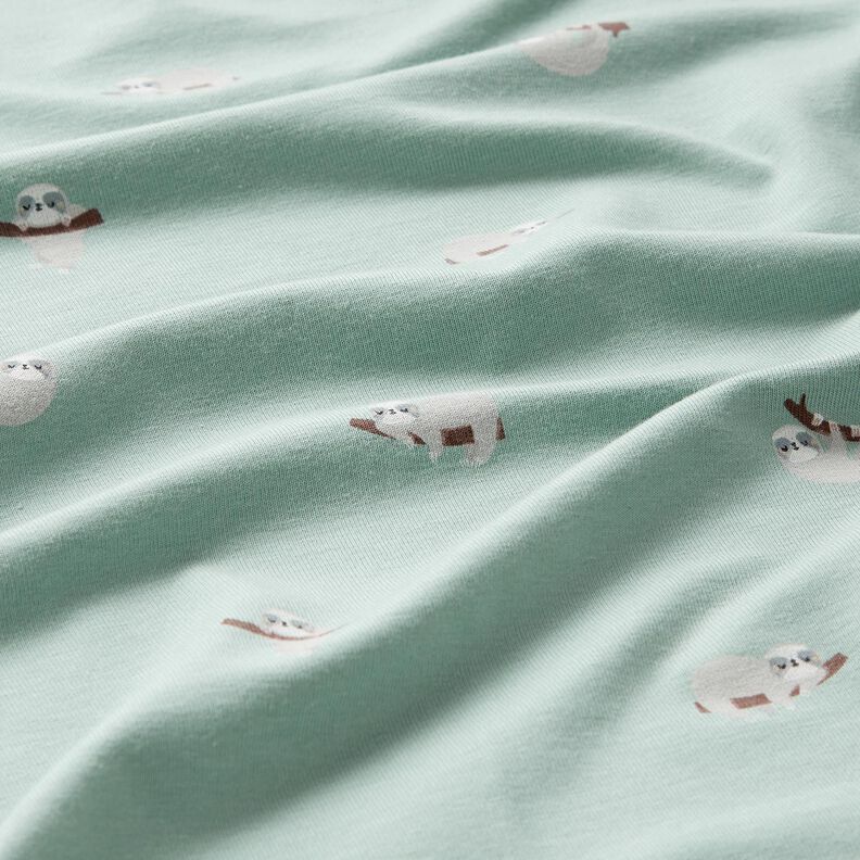 jersey di cotone bradipi – menta chiaro, image number 2