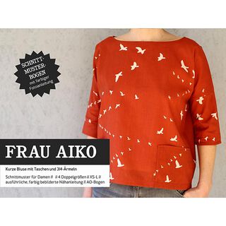 FRAU AIKO - blusa corta con tasche, Studio Schnittreif  | XXS -  L, 