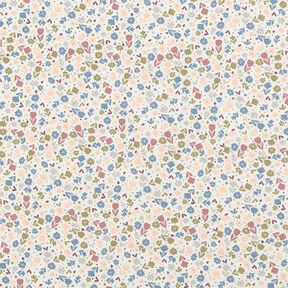 jersey di cotone Dolci fiori  – bianco lana, 