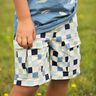 jersey di cotone Controllo | Poppy Fabrics – naturale/grigio blu,  thumbnail number 5