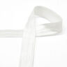 Fettuccia elastica (piega in gomma) lucida [20 mm] – bianco lana,  thumbnail number 1