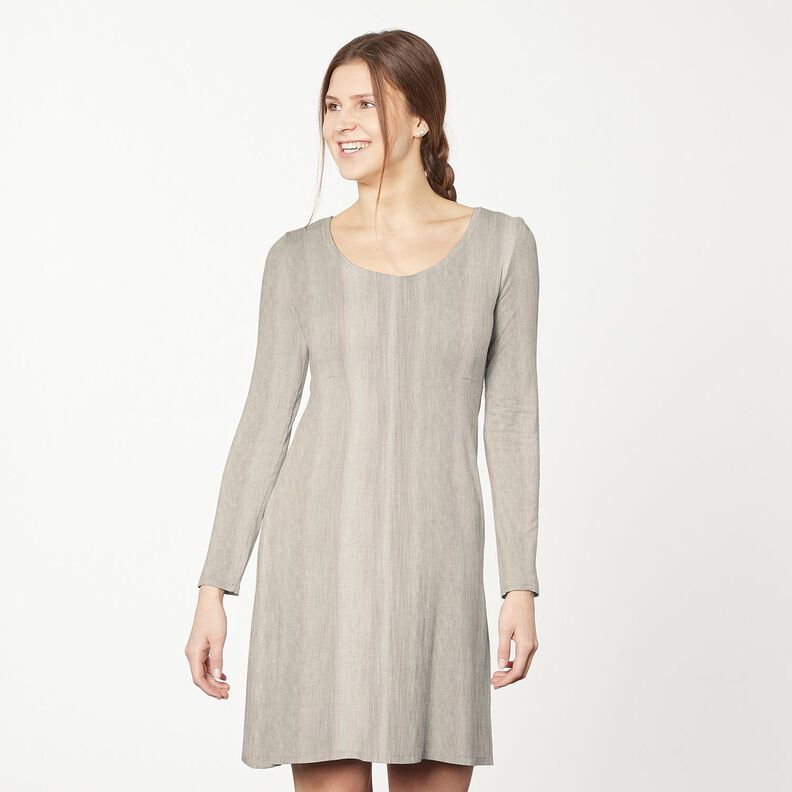 Jersey di cotone con delicate righe sfumate – anemone,  image number 6