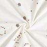Velluto a costine con fiori ricamati in pailletes – crema,  thumbnail number 4