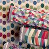 tessuto arredo gobelin Punti d'onda – beige chiaro/blu,  thumbnail number 5