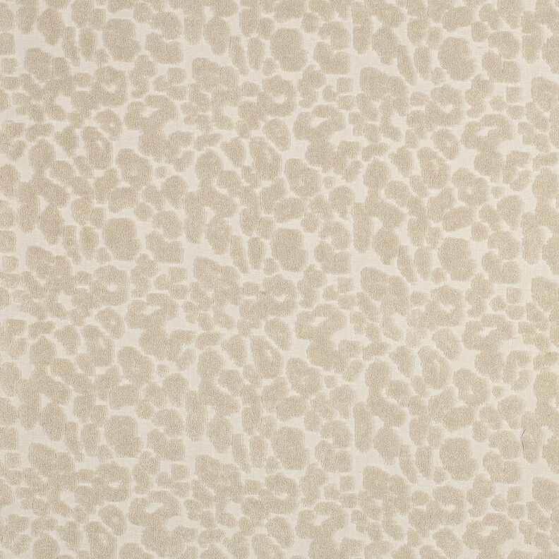 tessuto in spugna stretch leopardo – sabbia, image number 1