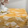 tessuto arredo tessuti canvas grandi foglie – giallo curry,  thumbnail number 6